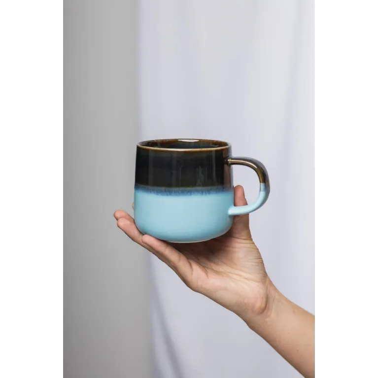 Mug Tranquillo industriel - bleu ciel & bleu foncé