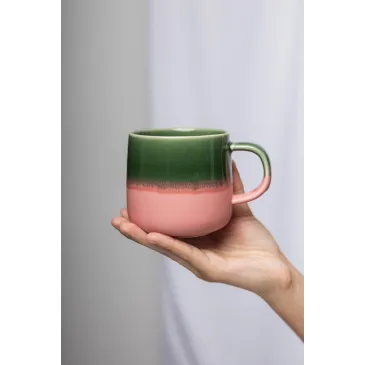 Mug Tranquillo industriel - Rose & vert kaki