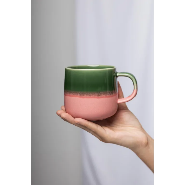 Mug Tranquillo industriel - Rose & vert kaki