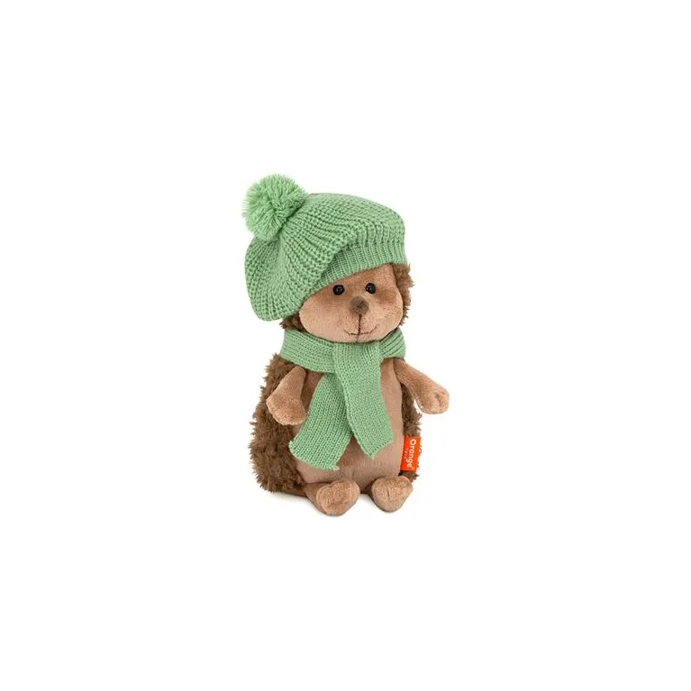 Peluche - Hérisson avec son béret vert