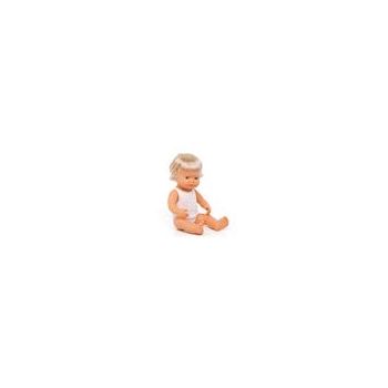 Poupée Miniland - Fille européenne avec aide auditive - 38 cm