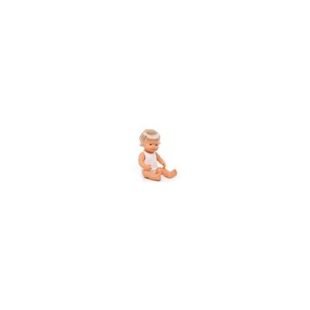 Poupée Miniland - Fille européenne avec aide auditive - 38 cm