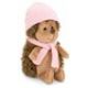 Peluche - Peti hérisson avec bonnet rose 