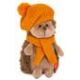 Peluche - Hérisson avec son béret orange 