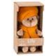 Peluche - Hérisson avec son béret orange 