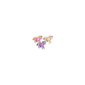 Petit jouet licorne à remonter - 3 couleurs
