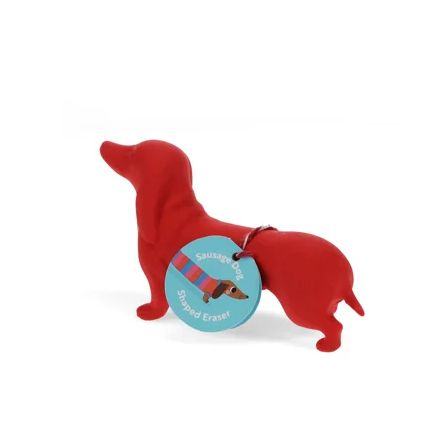 Gomme géante - Chien saucisse