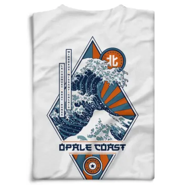 T-shirt - Côte d'Opale - Blanc - Taille S