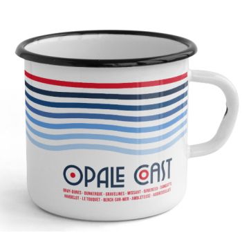 Tasse émaillée Gallodrome - Opale Coast