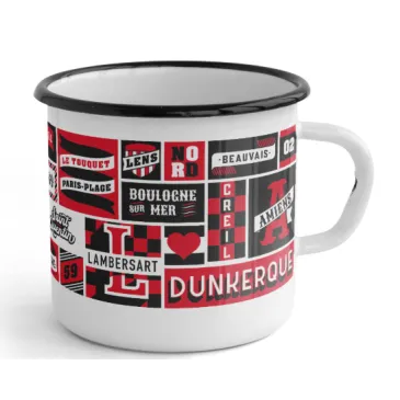 Tasse émaillée Gallodrome - HDF Cities