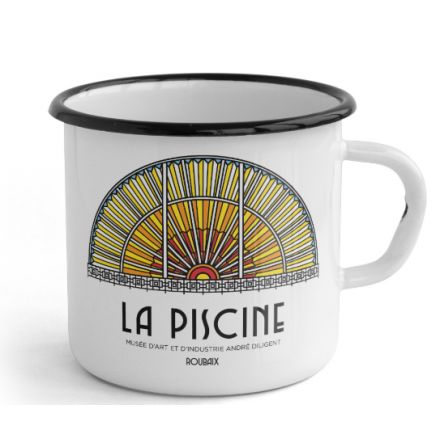Tasse émaillée Gallodrome - Piscine de Roubaix