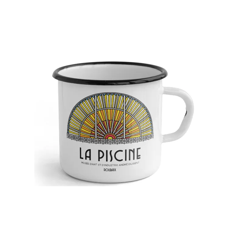 Tasse émaillée Gallodrome - Piscine de Roubaix