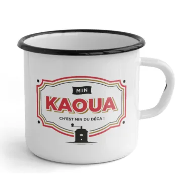 Tasse émaillée Gallodrome - Kaoua 