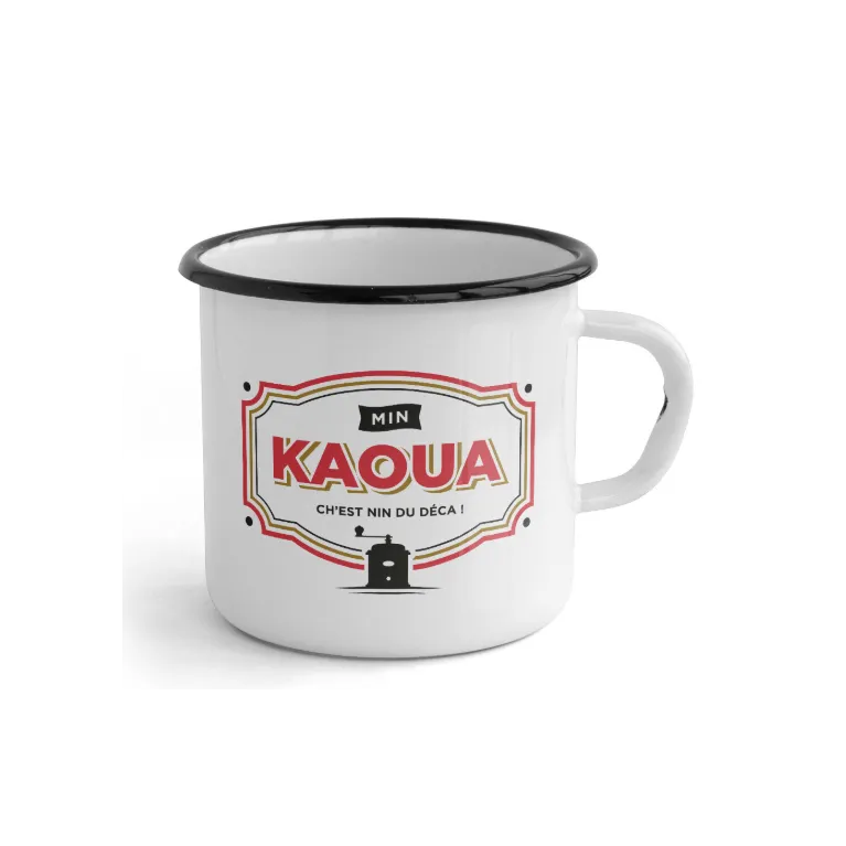 Tasse émaillée Gallodrome - Kaoua 