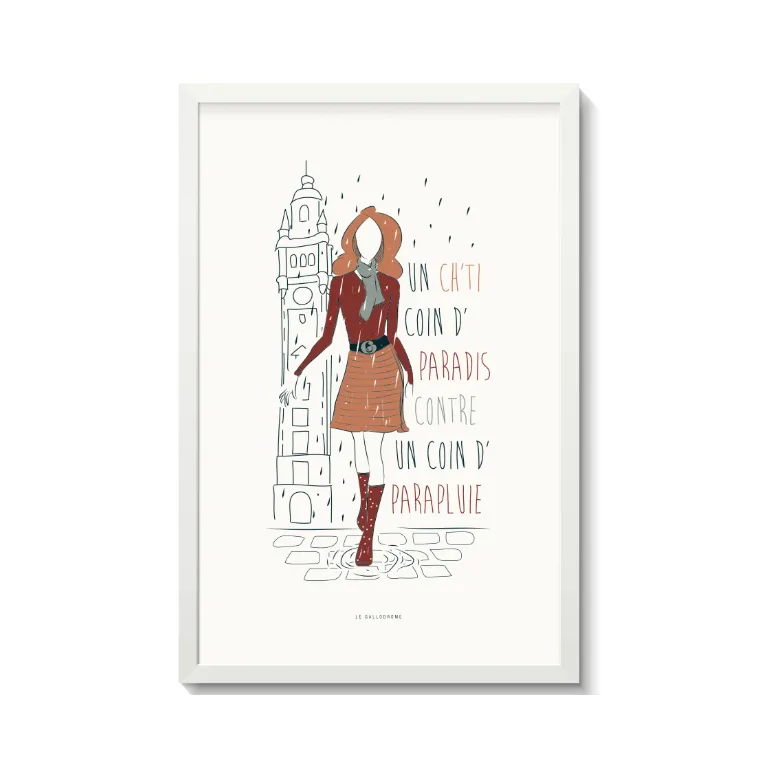 Affiche Gallodrome - Un ch'ti coin de paradis - 40x60