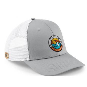 Casquette Gallodrome - Opale Coast - Gris clair + Blanc 
