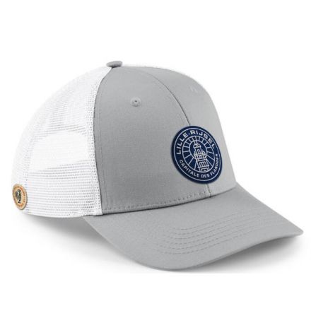 Casquette Gallodrome - Lille Rijsel - Gris clair + Blanc 