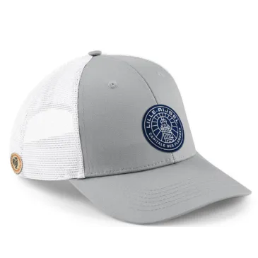 Casquette Gallodrome - Lille Rijsel - Gris clair + Blanc 