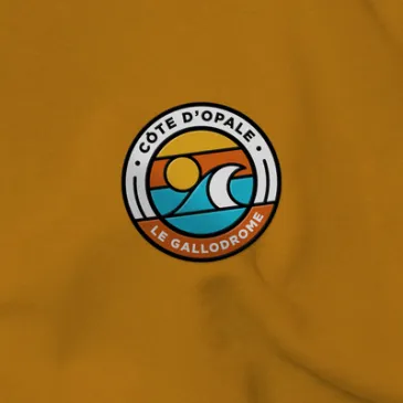 T-shirt - Côte d'Opale - Jaune Ananas - Taille XL