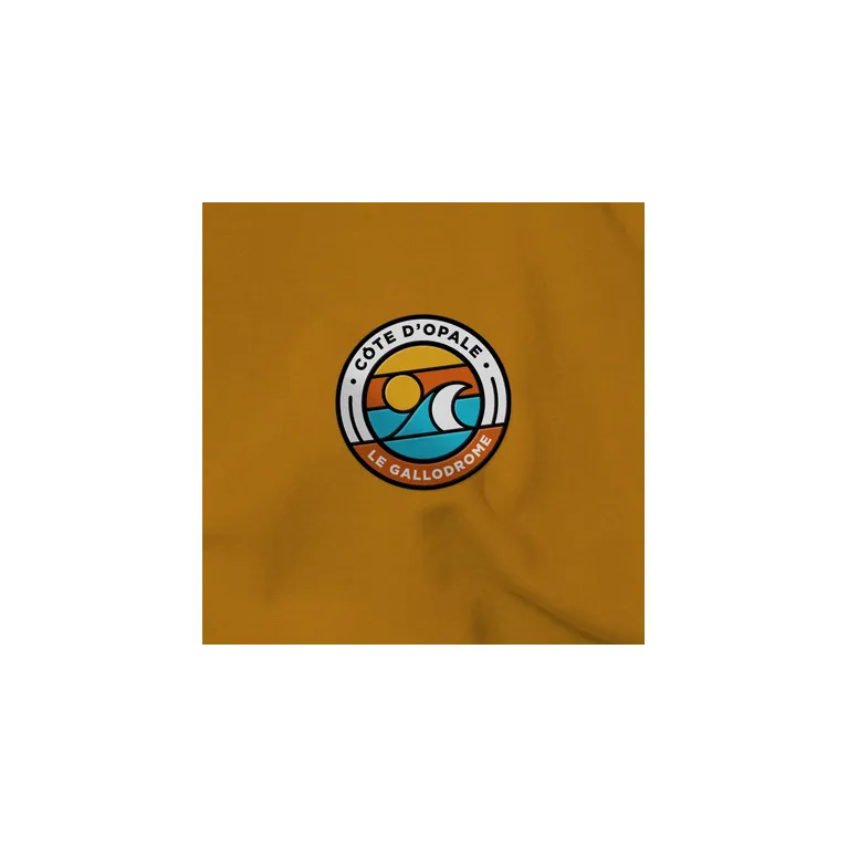 T-shirt - Côte d'Opale - Jaune Ananas - Taille XL