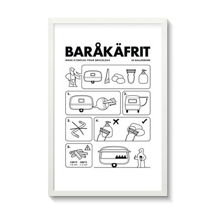 Affiche Gallodrome - Barakafrit Ikea