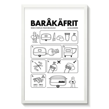 Affiche Gallodrome - Barakafrit Ikea