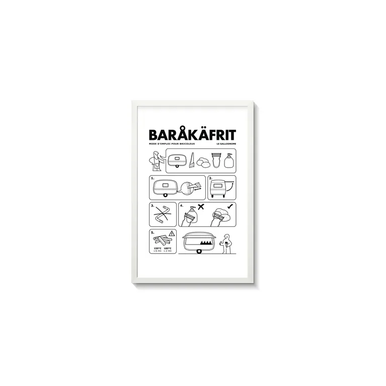 Affiche Gallodrome - Barakafrit Ikea