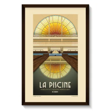 Affiche Gallodrome - Piscine de Roubaix