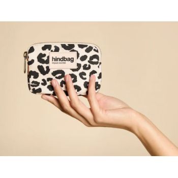 Porte-monnaie Hindbag - Lili - Leopard beige