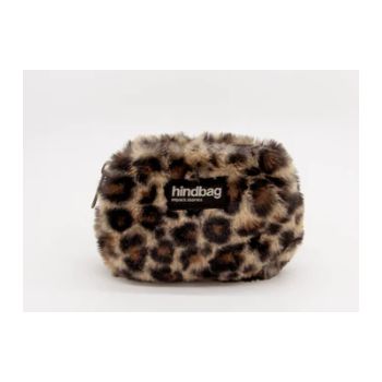 Porte-monnaie Hindbag - Lili - Leopard fourrure