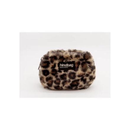 Porte-monnaie Hindbag - Lili - Leopard fourrure