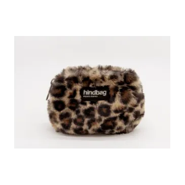 Porte-monnaie Hindbag - Lili - Leopard fourrure