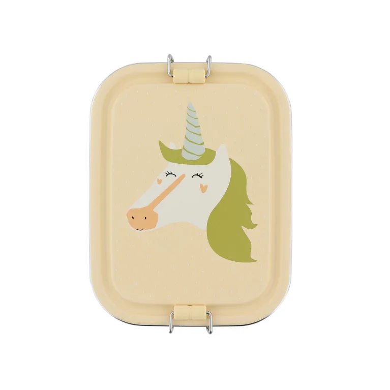 Lunch box métal - Licorne - Petite 800 mL