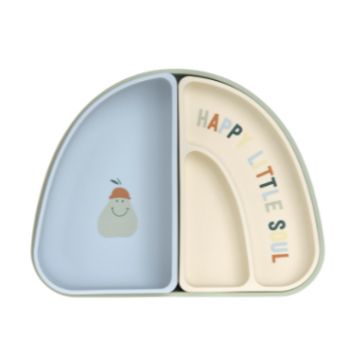 Set de vaisselle en silicone 3 pièces - Happy Fruits - Citron