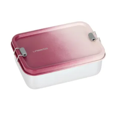 Boîte à goûter inox - Berry rose