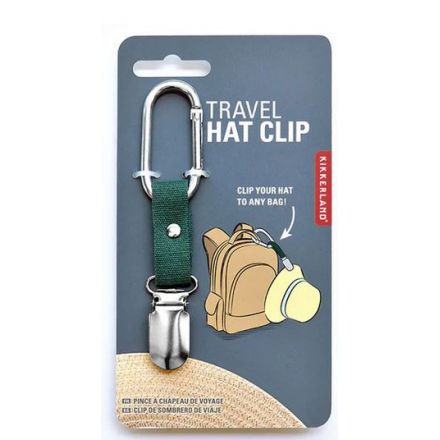 Pince à chapeau de voyage - bretelle et mousqueton