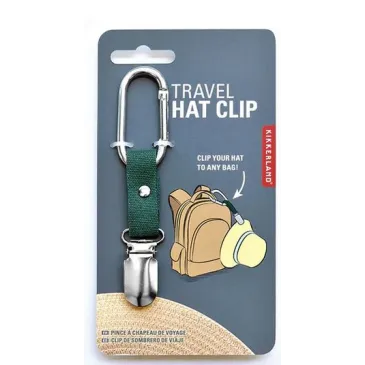 Pince à chapeau de voyage - bretelle et mousqueton