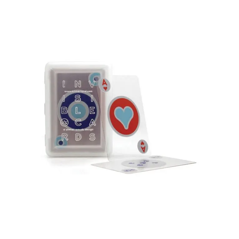 Jeu de cartes invisibles & waterproof