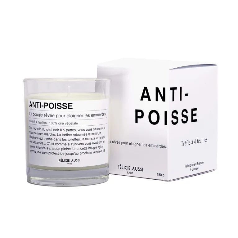 Bougie à message - Anti-Poisse Félicie Aussi