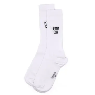 Paire de chaussettes - Petit con - 40-45 - Blanc