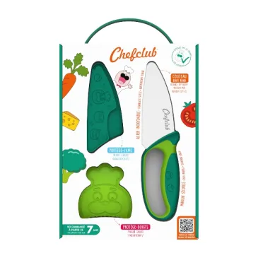Couteau du chef - Chefclub Kids - Vert