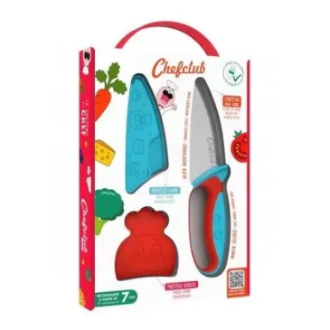 Couteau du chef - Chefclub Kids - Bleu & Rouge