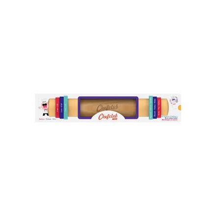 Rouleau à pâtisserie avec anneaux ajustables - ChefclubKids