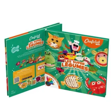 Livre - Les supers légumes - Cuisine les héros du potager