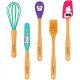 Kit de mini-ustensiles de cuisine - Bambou 