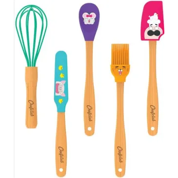 Kit de mini-ustensiles de cuisine - Bambou 