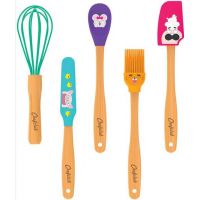 Kit de mini-ustensiles de cuisine - Bambou 