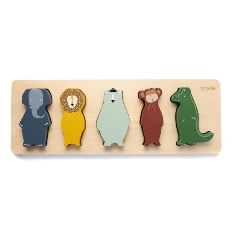 Puzzle de formes en bois - Animaux 