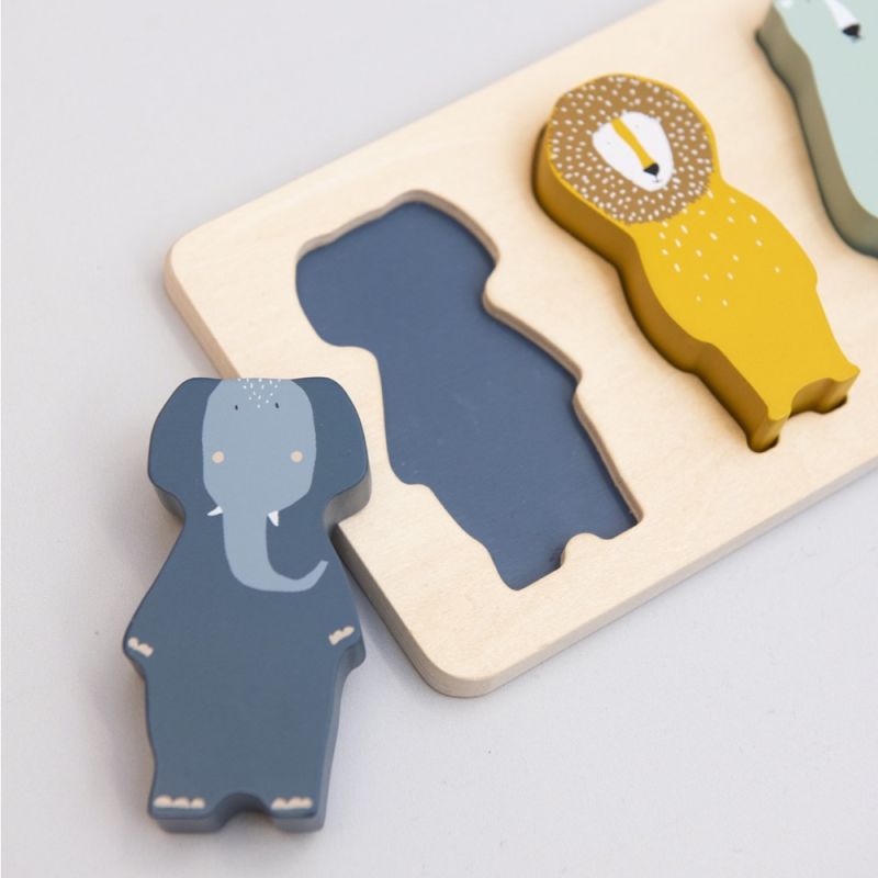 Puzzle de formes en bois - Animaux 