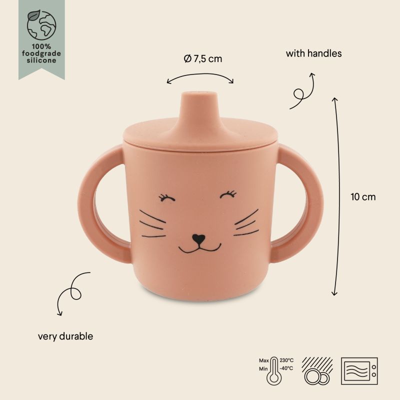 Tasse d'apprentissage - Silicone - Chat